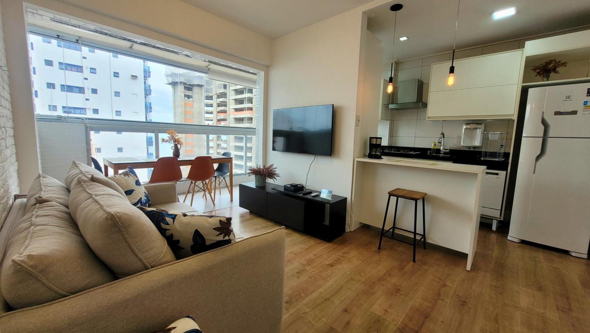 Booksantos Latitude 133 - Ponta Da Praia Vista Mar Eksteriør billede